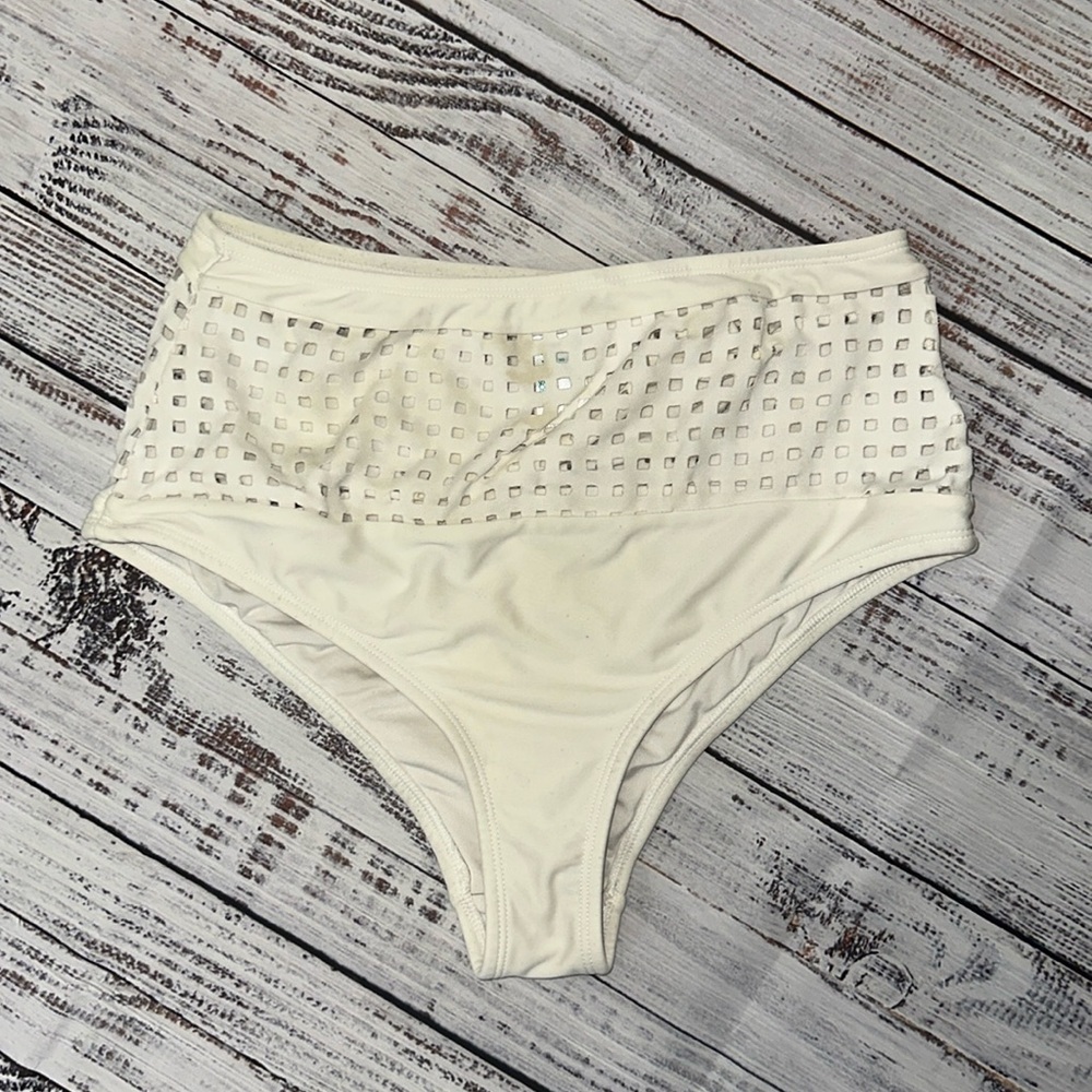 ASOS squared cutout bikini bottom Sz. 8
